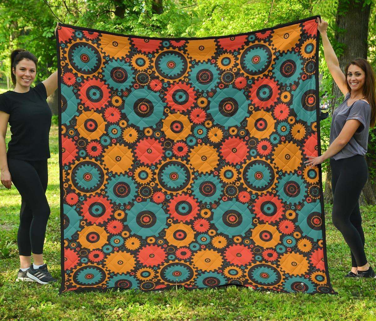 Mechanic Colorful CL12100435MDQ Quilt Blanket
