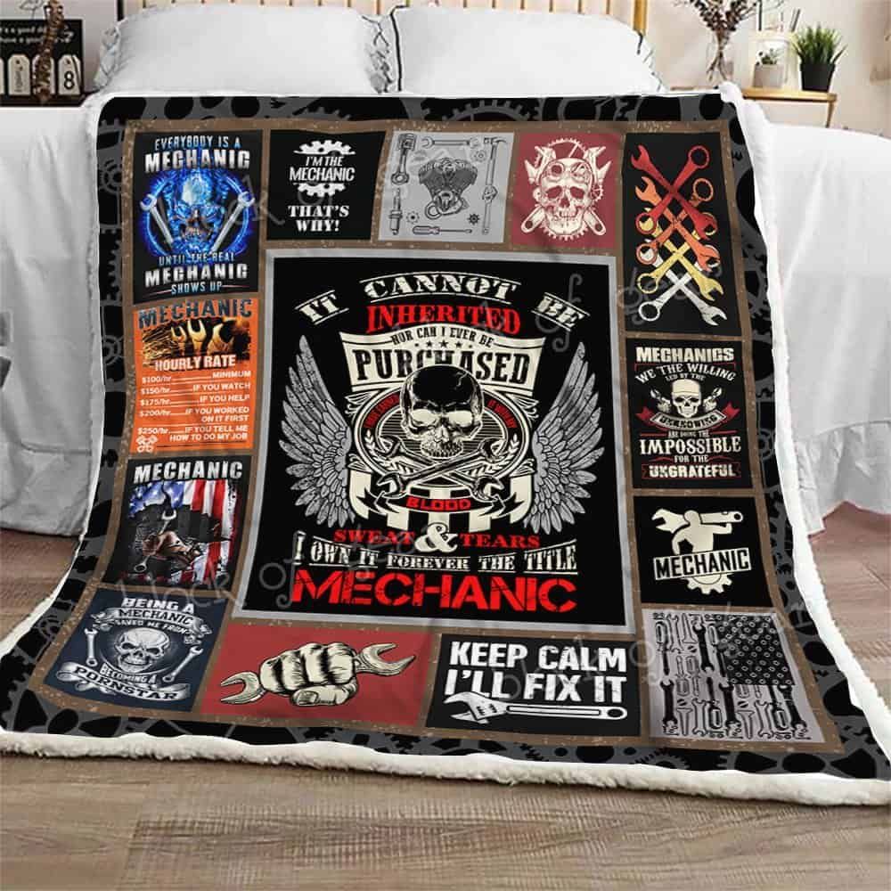 Mechanic Fleece Blanket