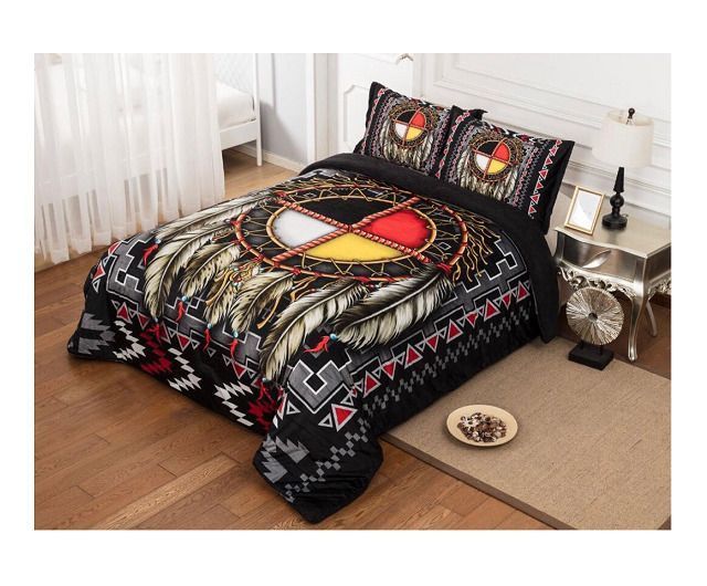 Medicine Wheel Native American Bedding Set