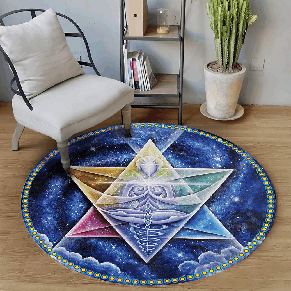 Meditation Elemen Round Carpet