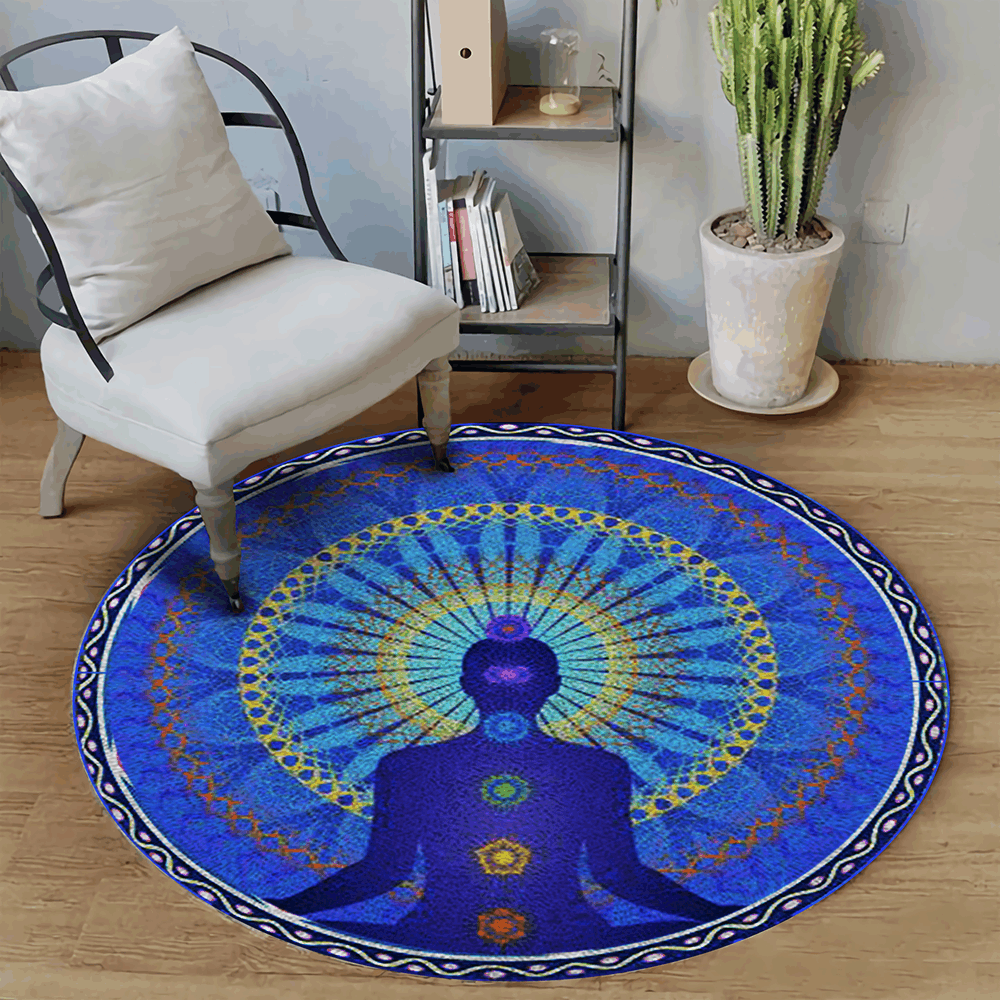 Meditation Element Round Carpet