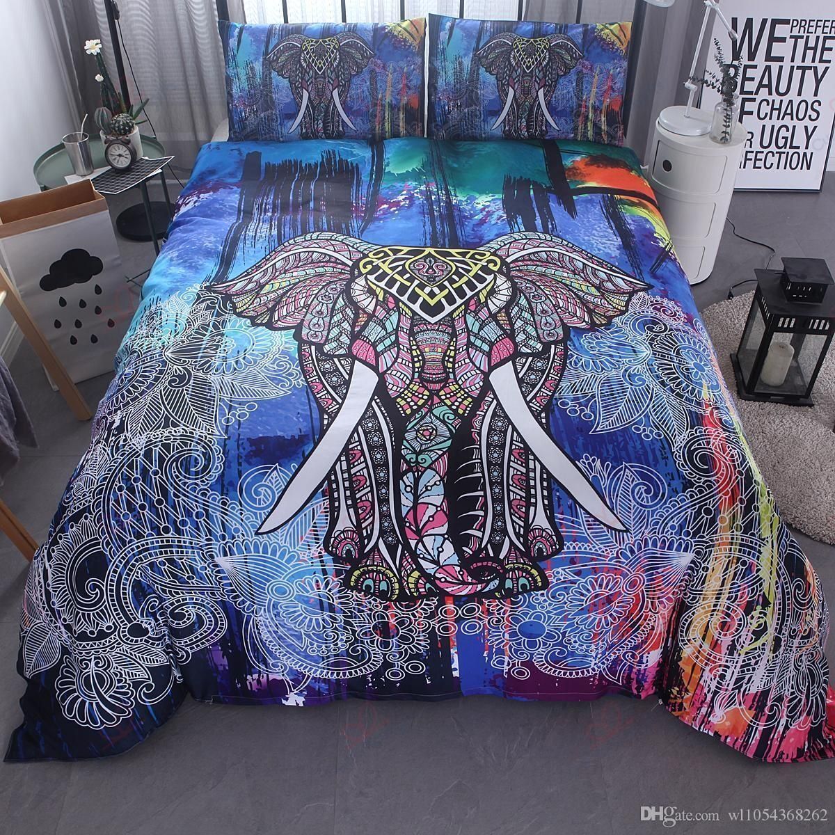 Meditation Elephant Bedding Set