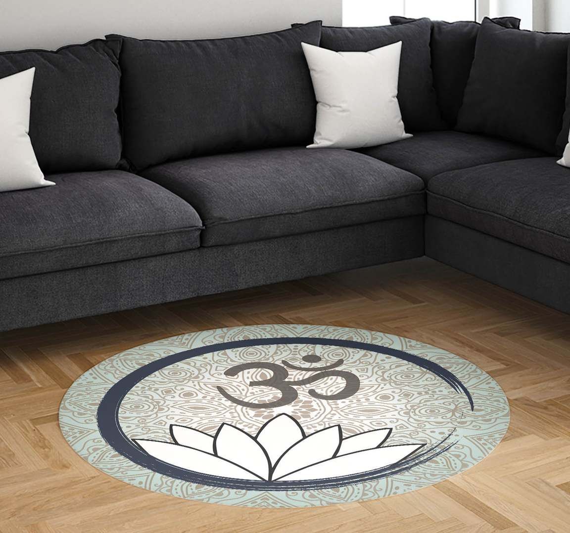 Meditation Mandala Round Carpet