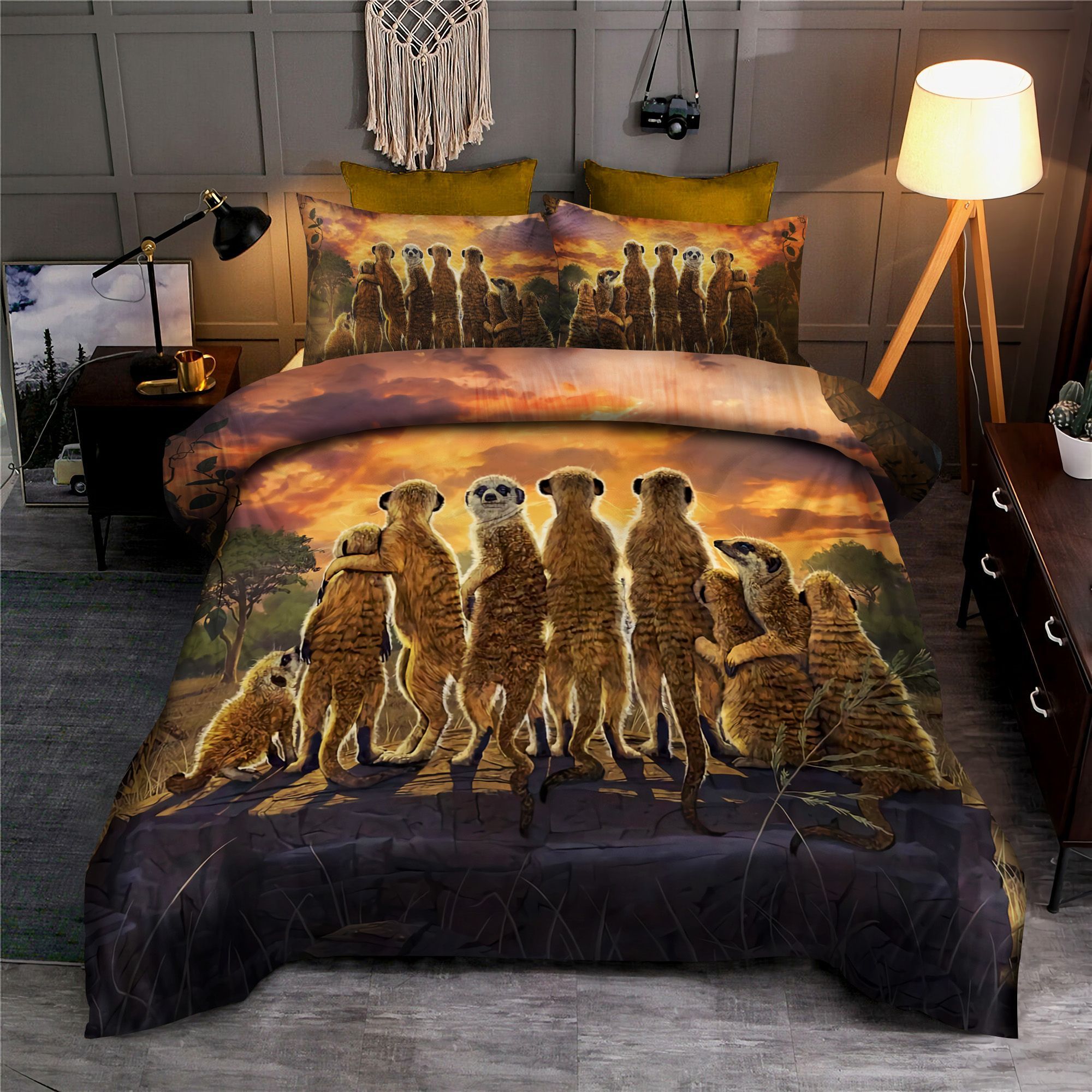 Meerkats Family Bedding Set