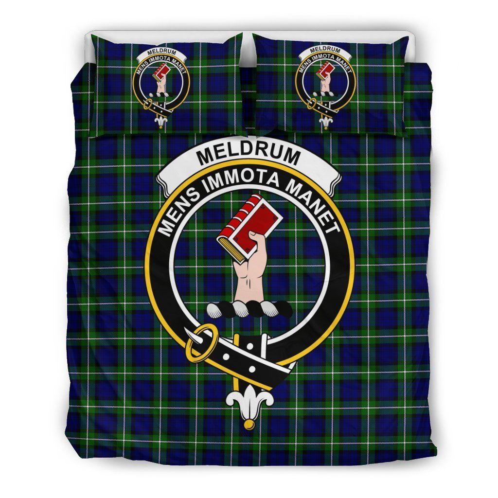 Meldrum Forbes Clan Badge Tartan Bedding Set