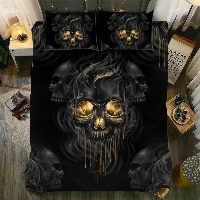 Melting Skull Bedding Set