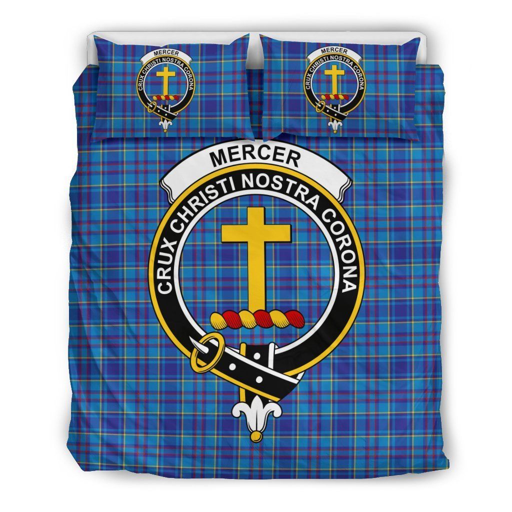 Mercer Clan Badge Tartan Bedding Set
