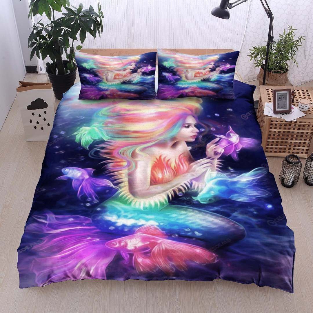 Mermaid Beautiful Fish Bedding Set
