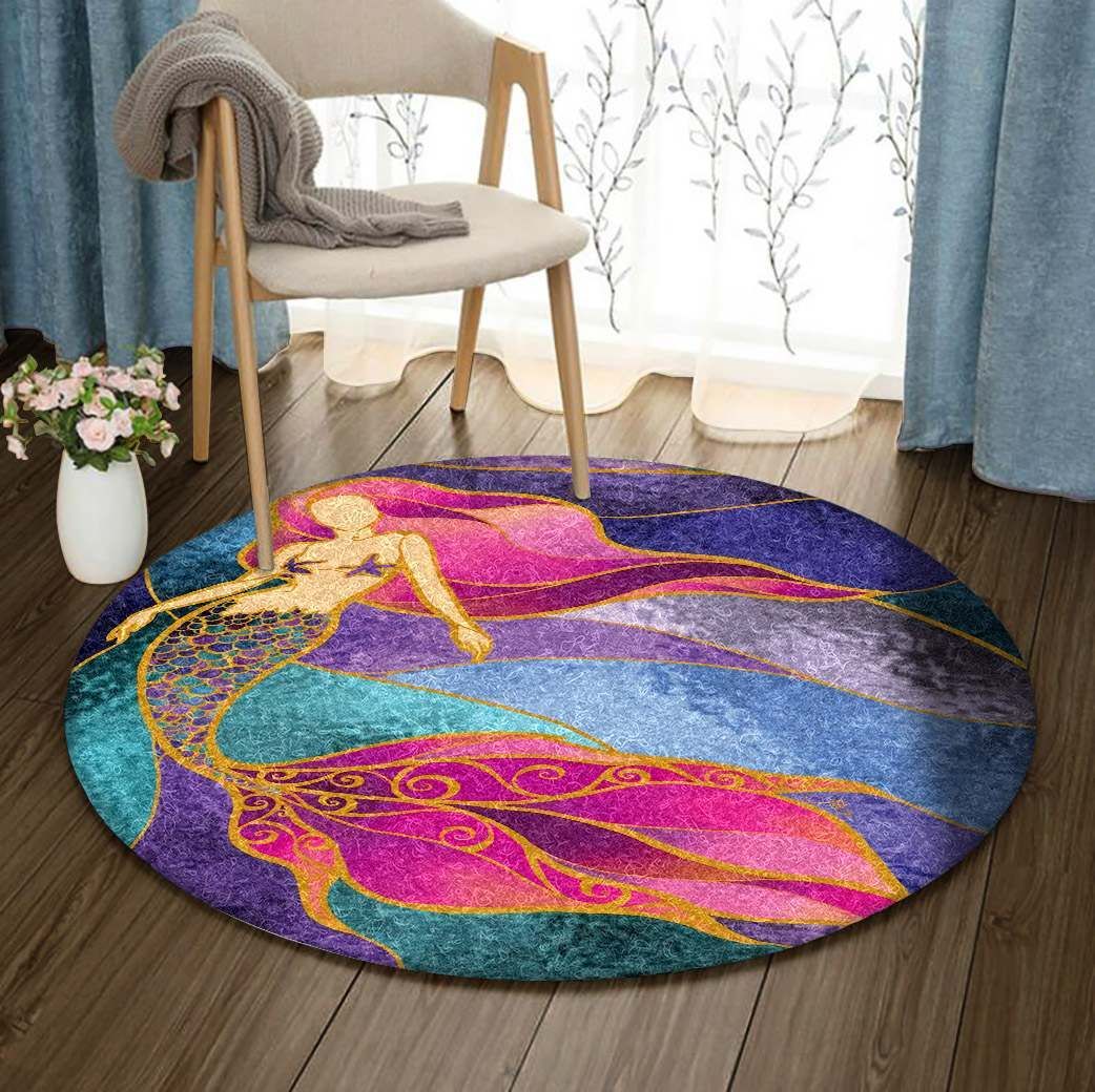 Mermaid Round Carpet