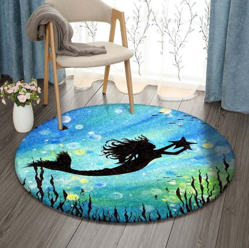Mermaid Round Carpet