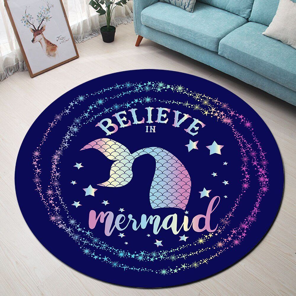 Mermaid Round Carpet