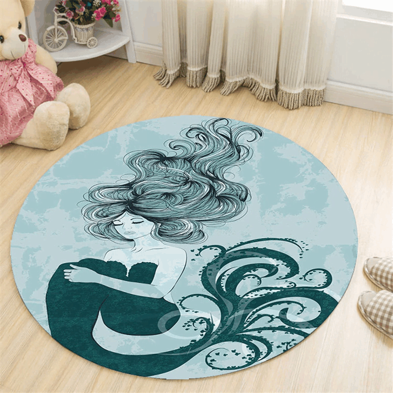Mermaid Round Carpet