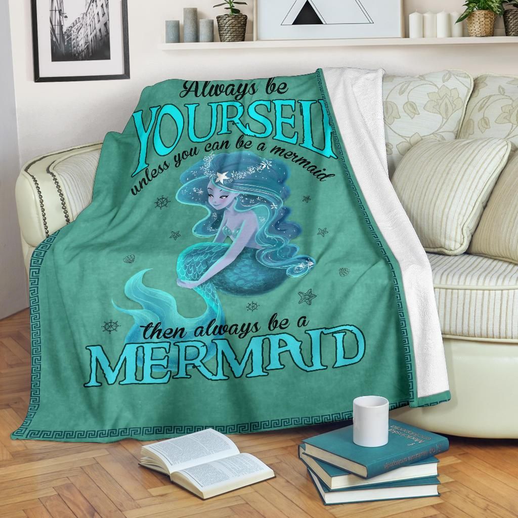Mermaid Sherpa Fleece Blanket