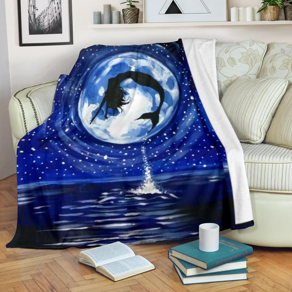 Mermaid Sherpa Fleece Blanket