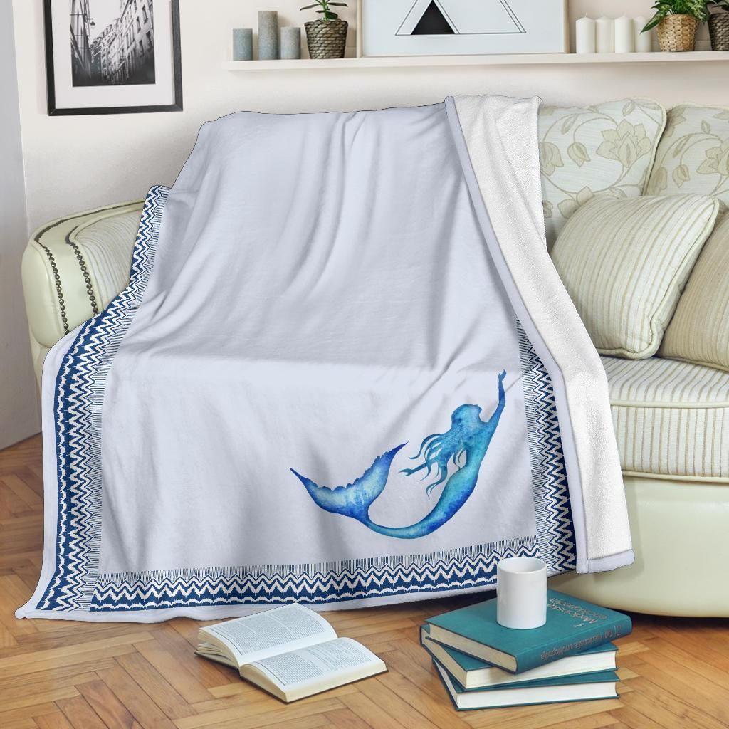 Mermaid Sherpa Fleece Blanket
