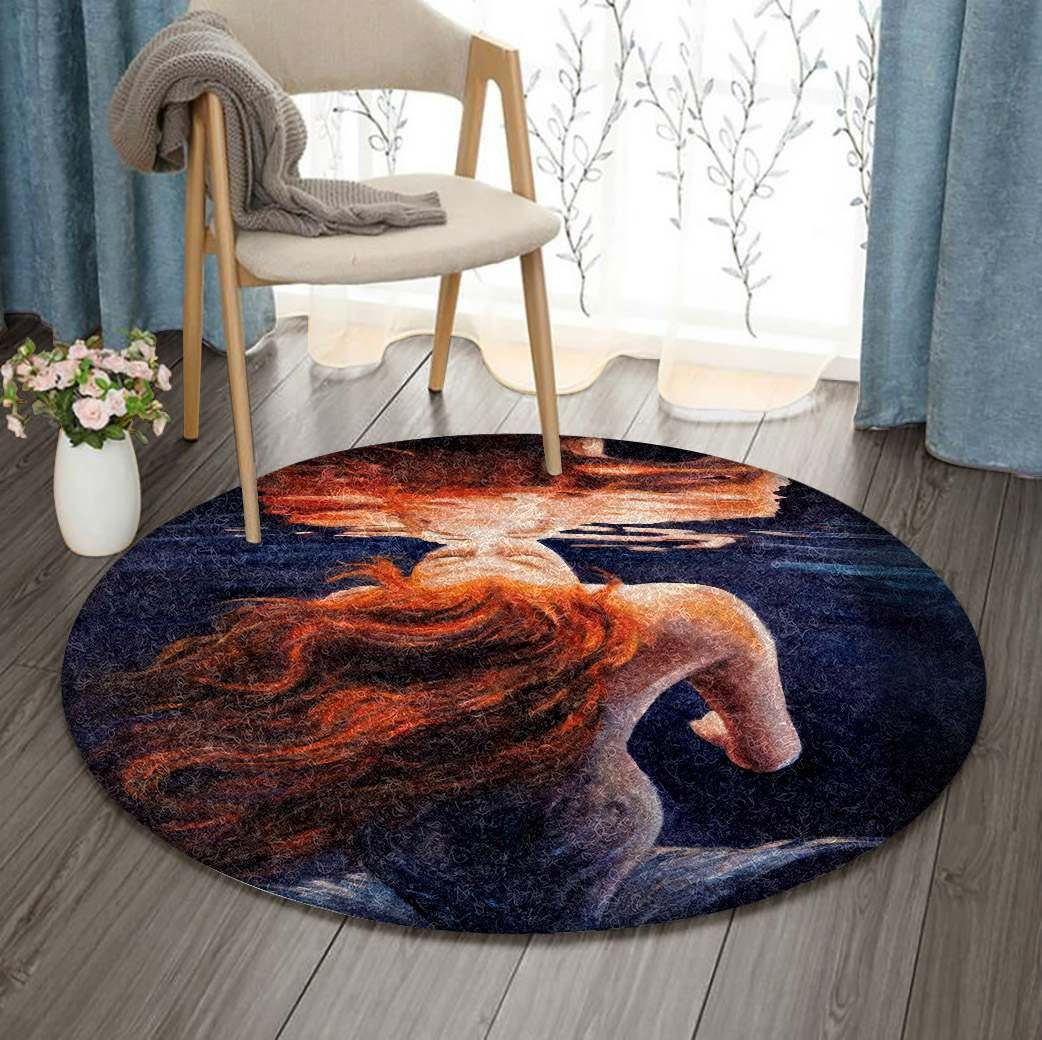 Mermaid Round Carpet