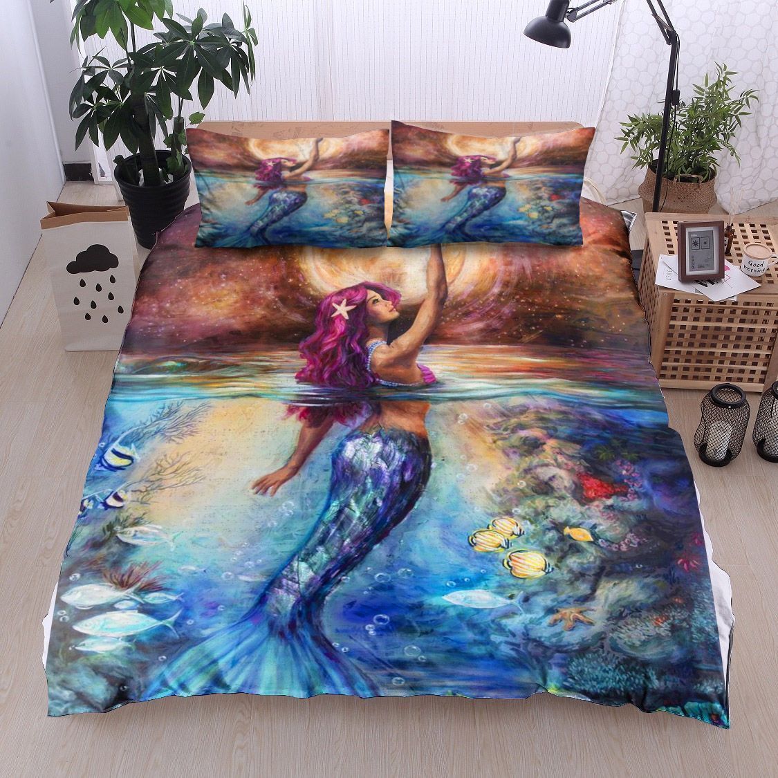 Mermaid Diamond Bedding Set