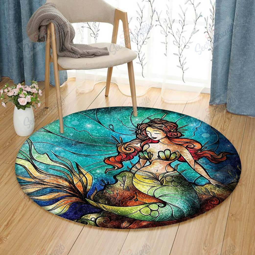 Mermaid Round Carpet