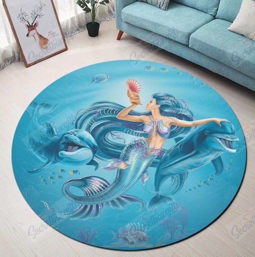 Mermaid Round Carpet