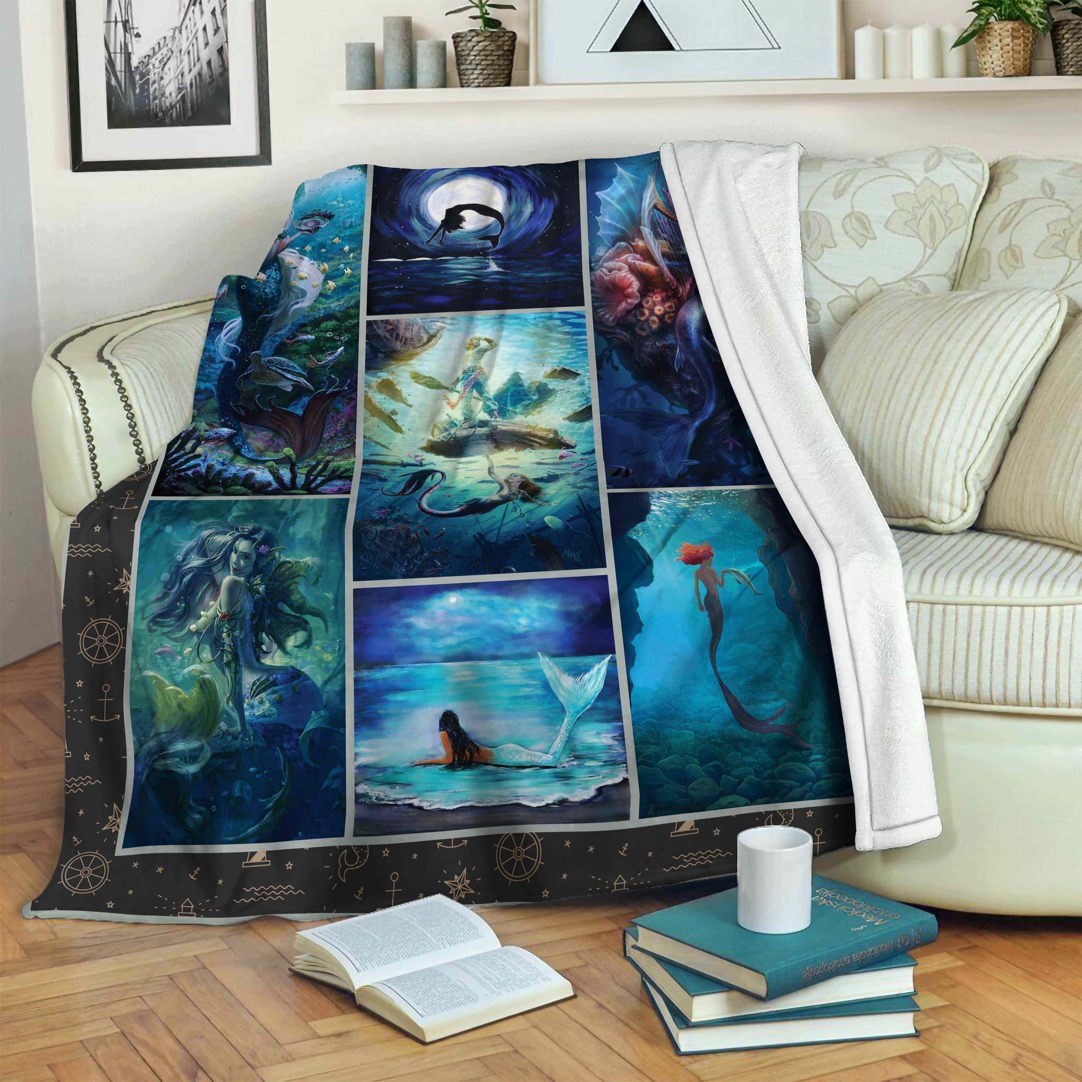 Mermaid Fleece Blanket