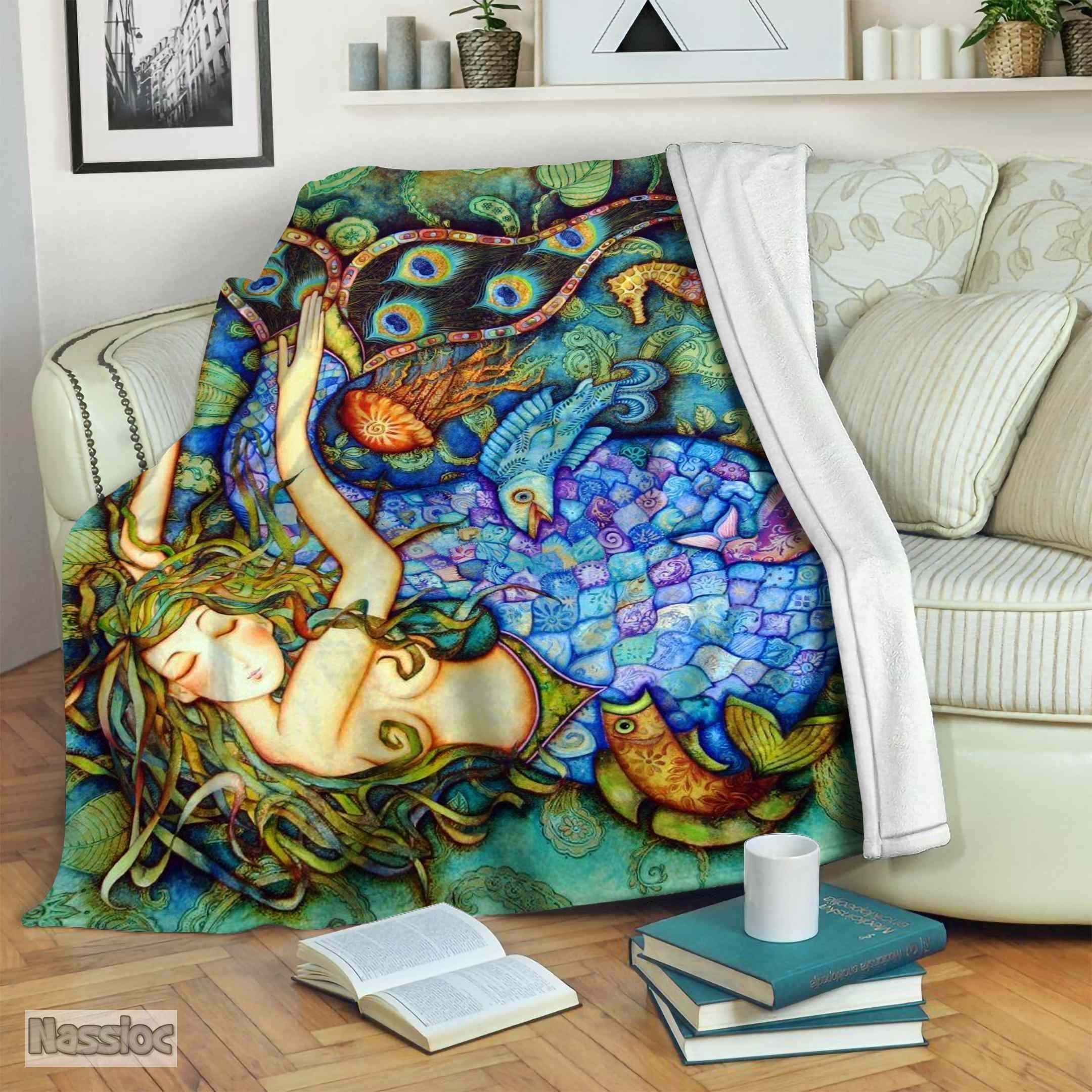 Mermaid Fleece Blanket