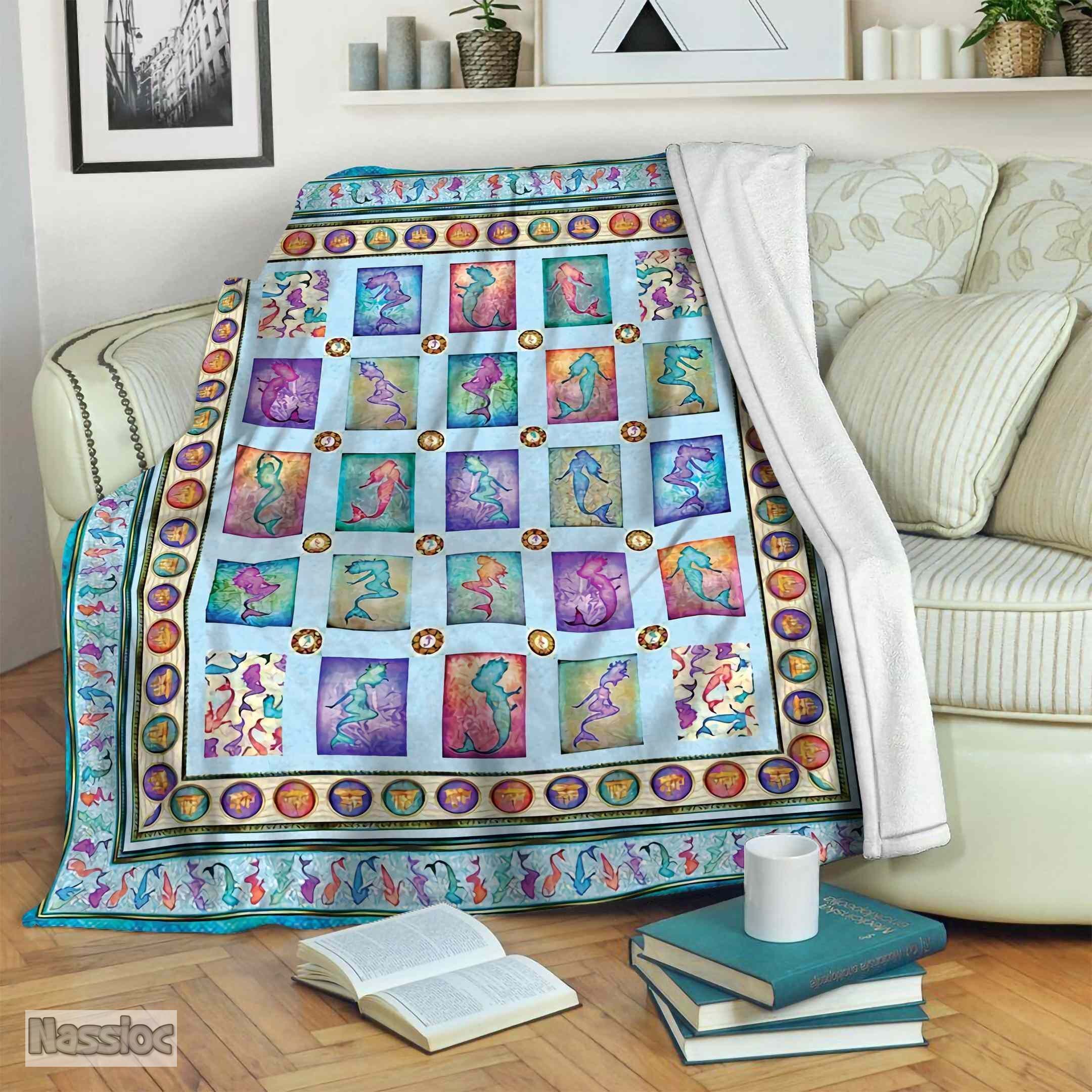 Mermaid Fleece Blanket