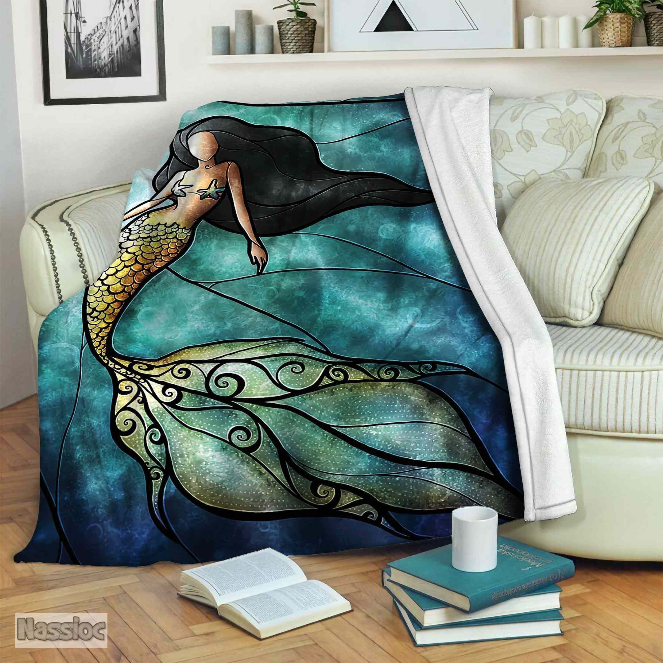 Mermaid Fleece Blanket