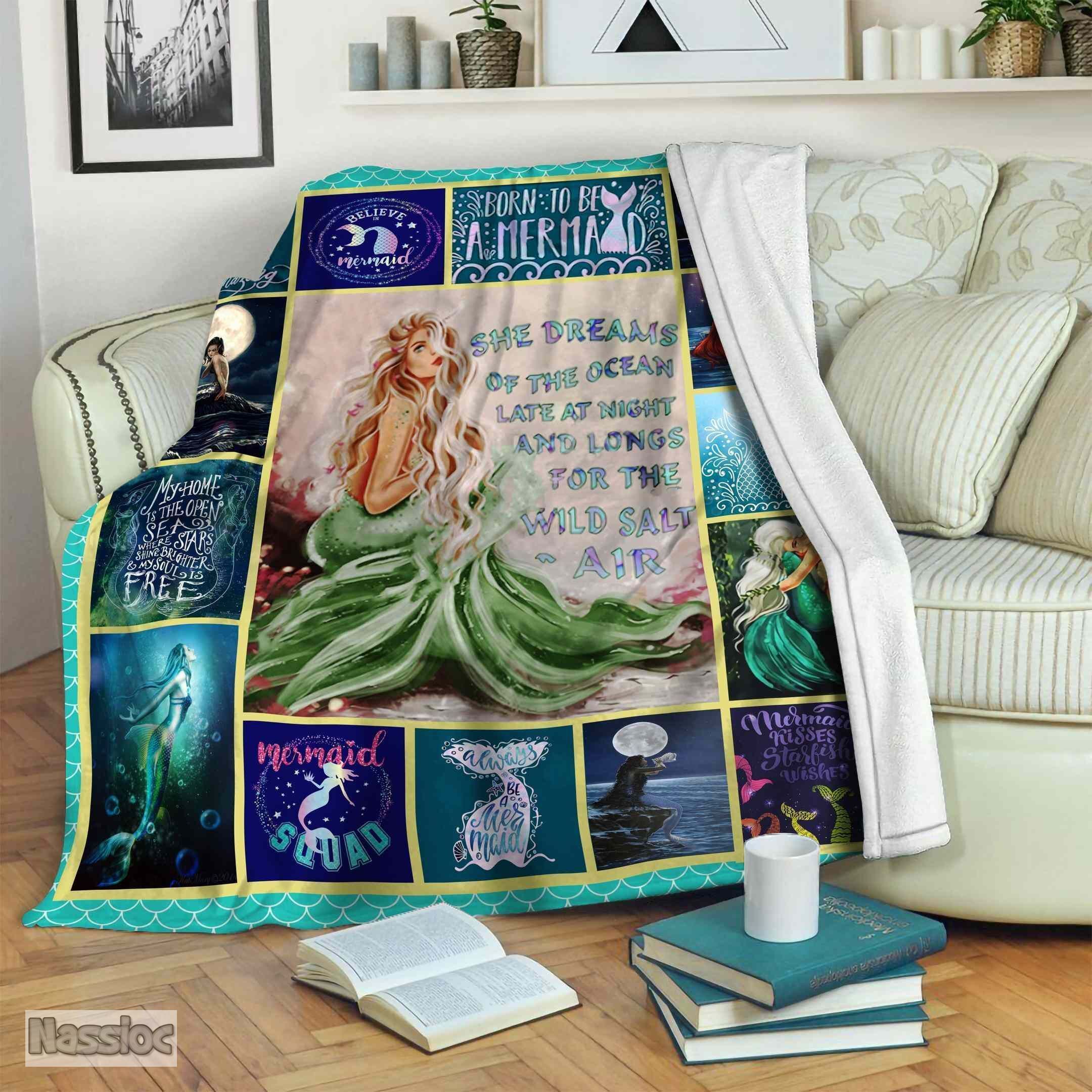 Mermaid Fleece Blanket
