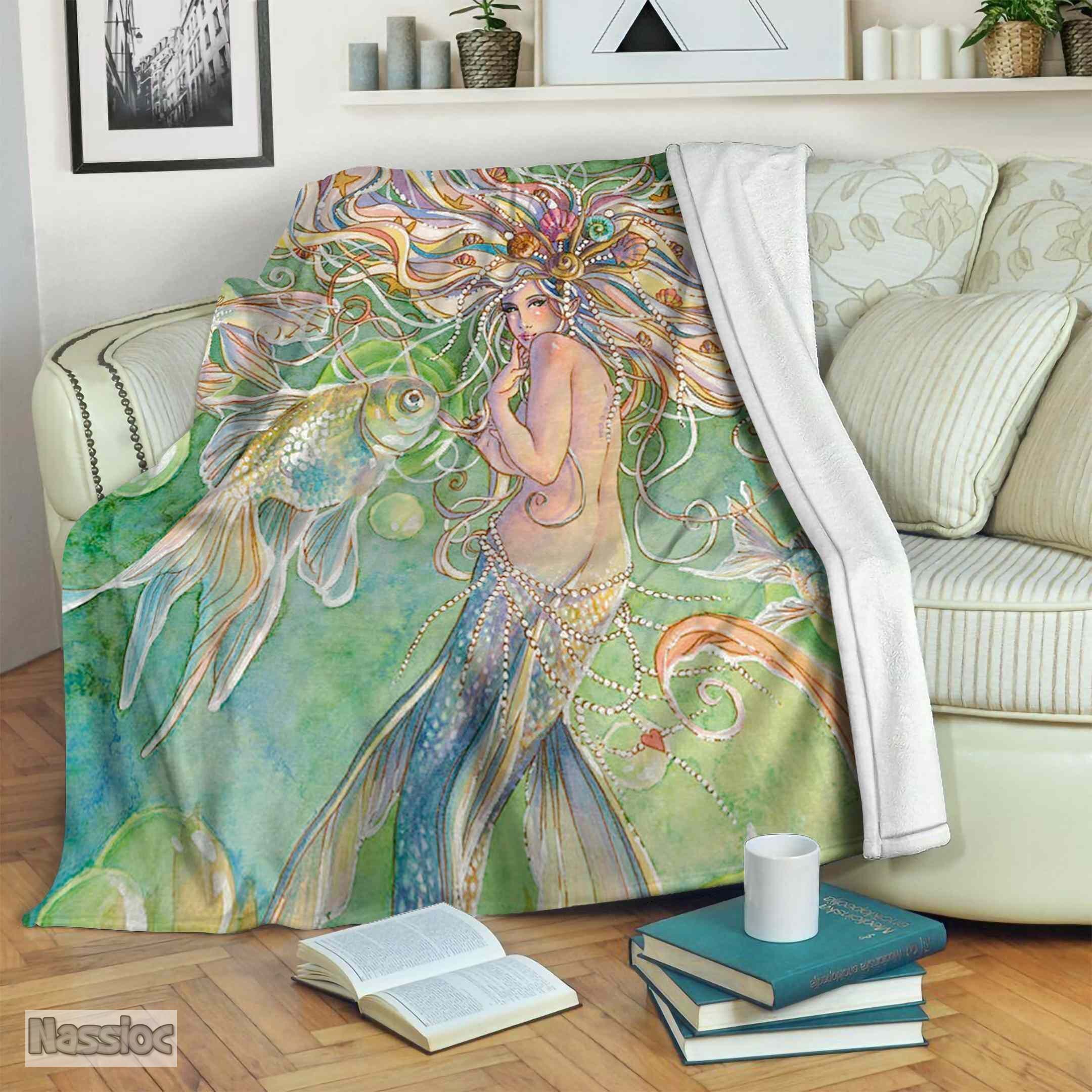 Mermaid Fleece Blanket