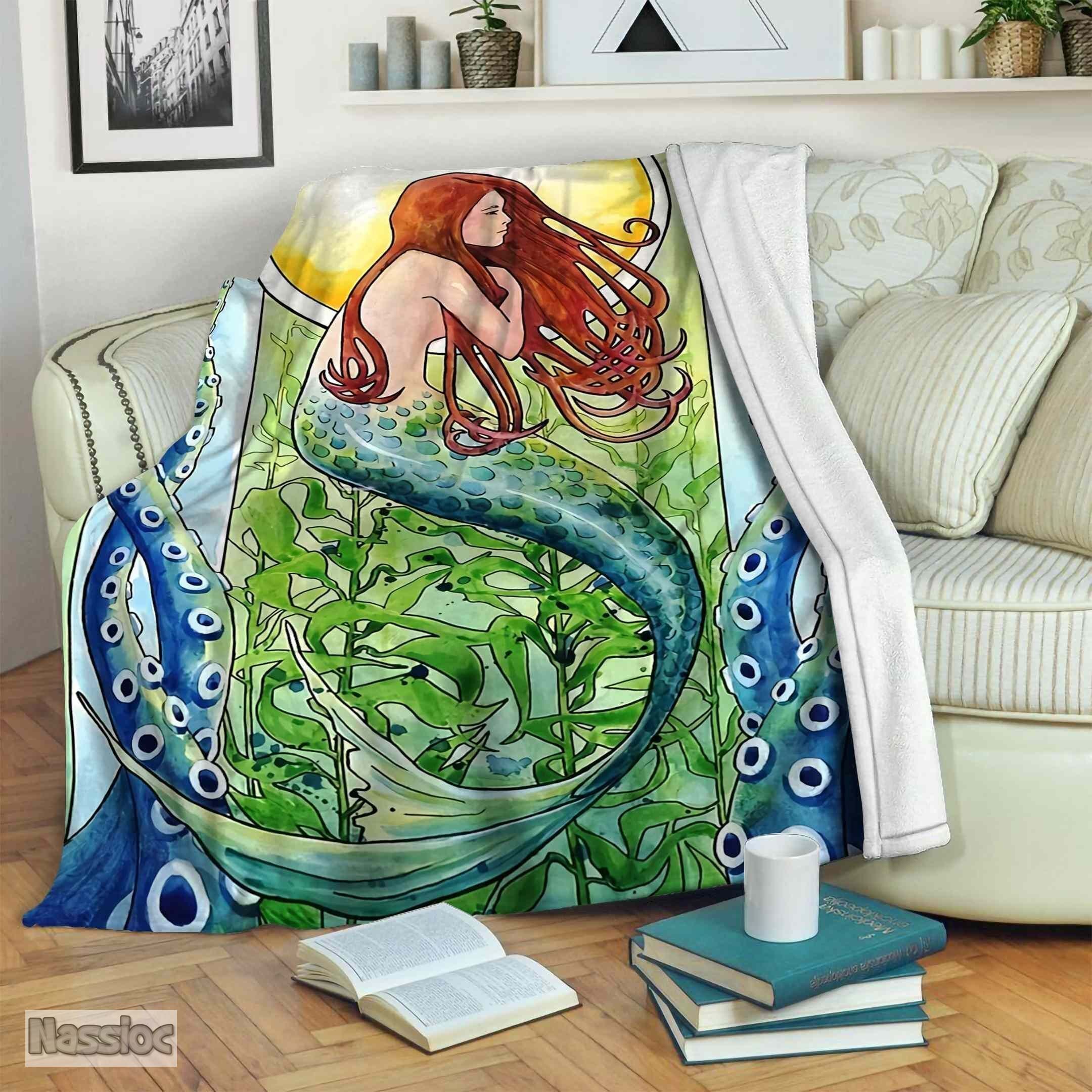 Mermaid Fleece Blanket