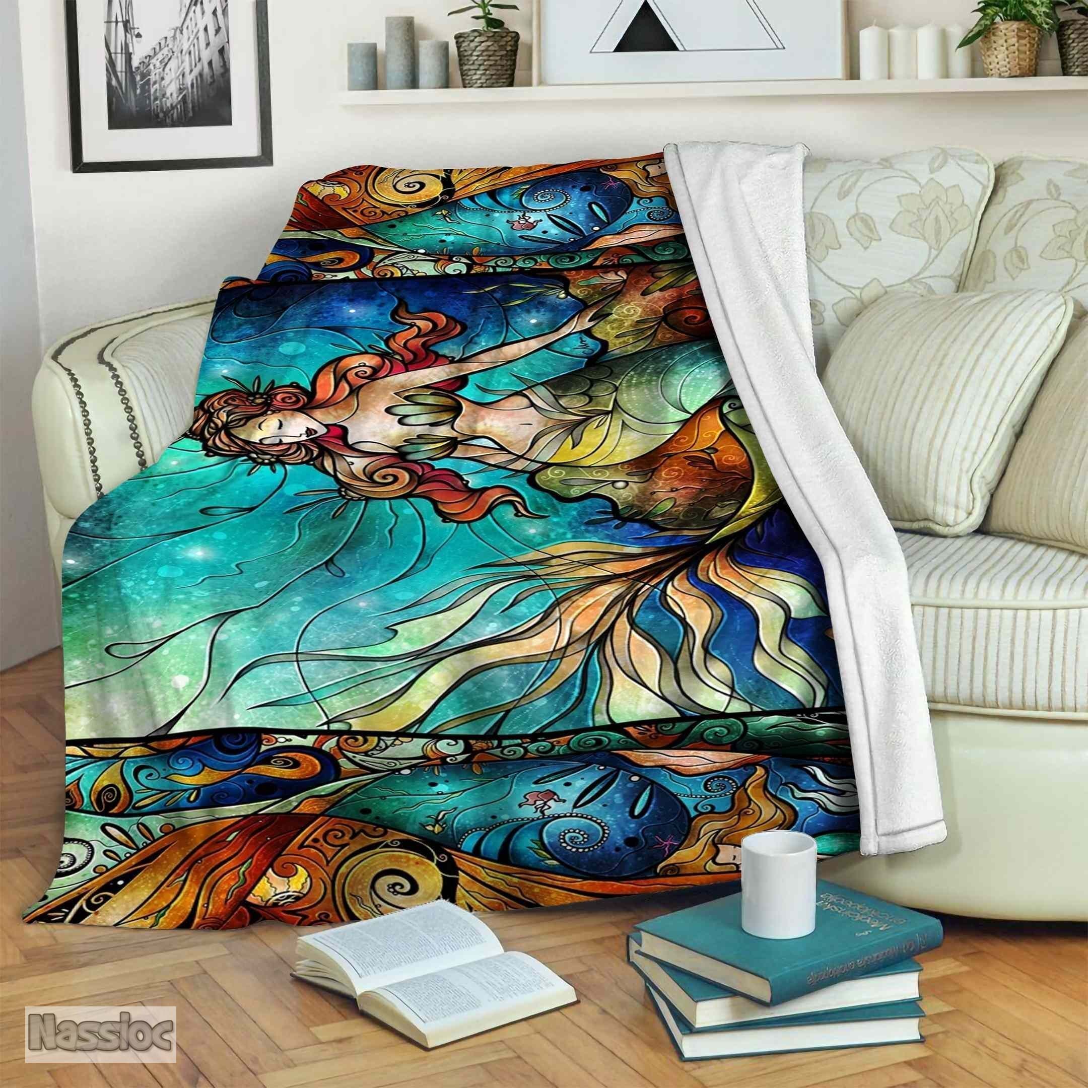 Mermaid Fleece Blanket