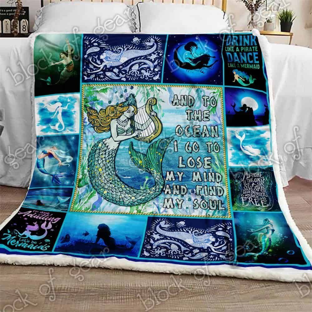 Mermaid Fleece Blanket