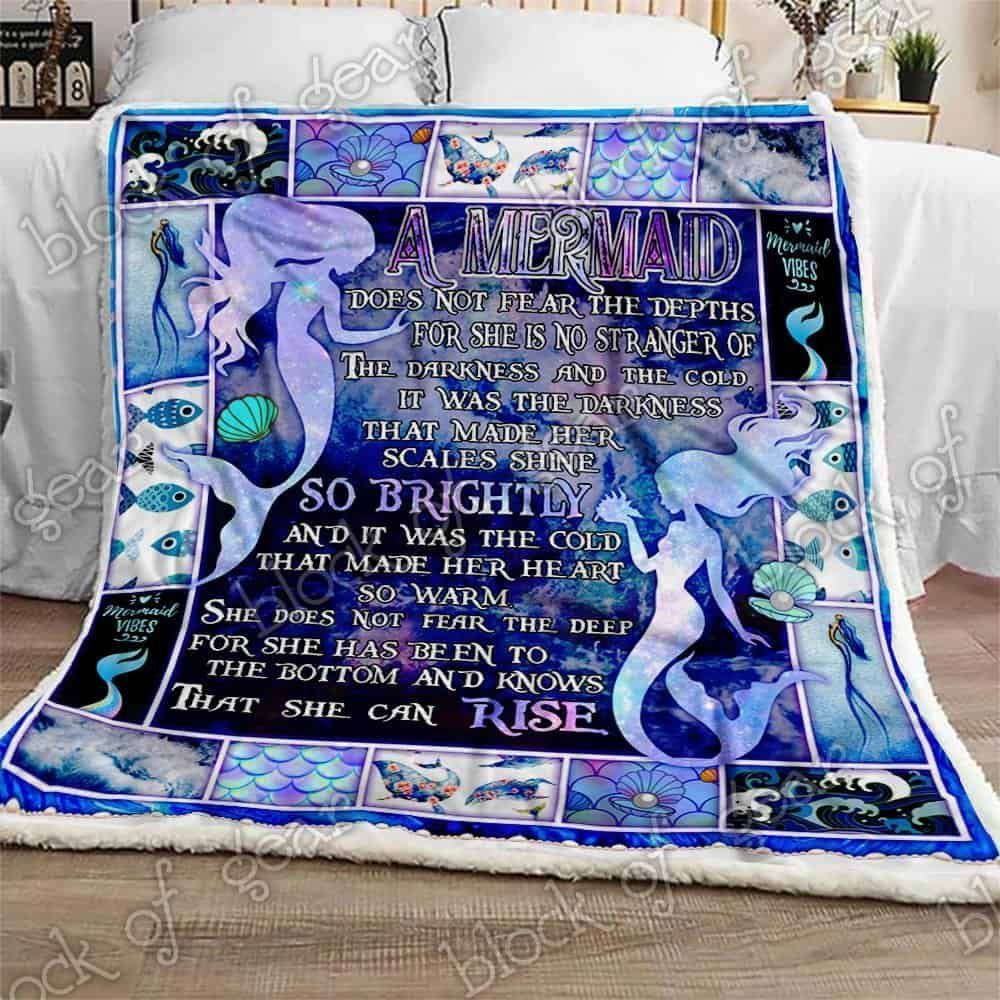 Mermaid Fleece Blanket