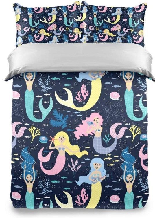 Mermaid Friends Bedding Set