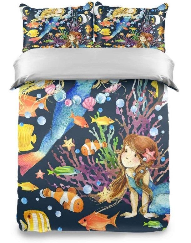 Mermaid Friends Bedding Set