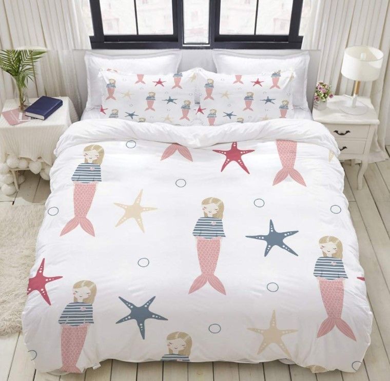 Mermaid Girl Bedding Set