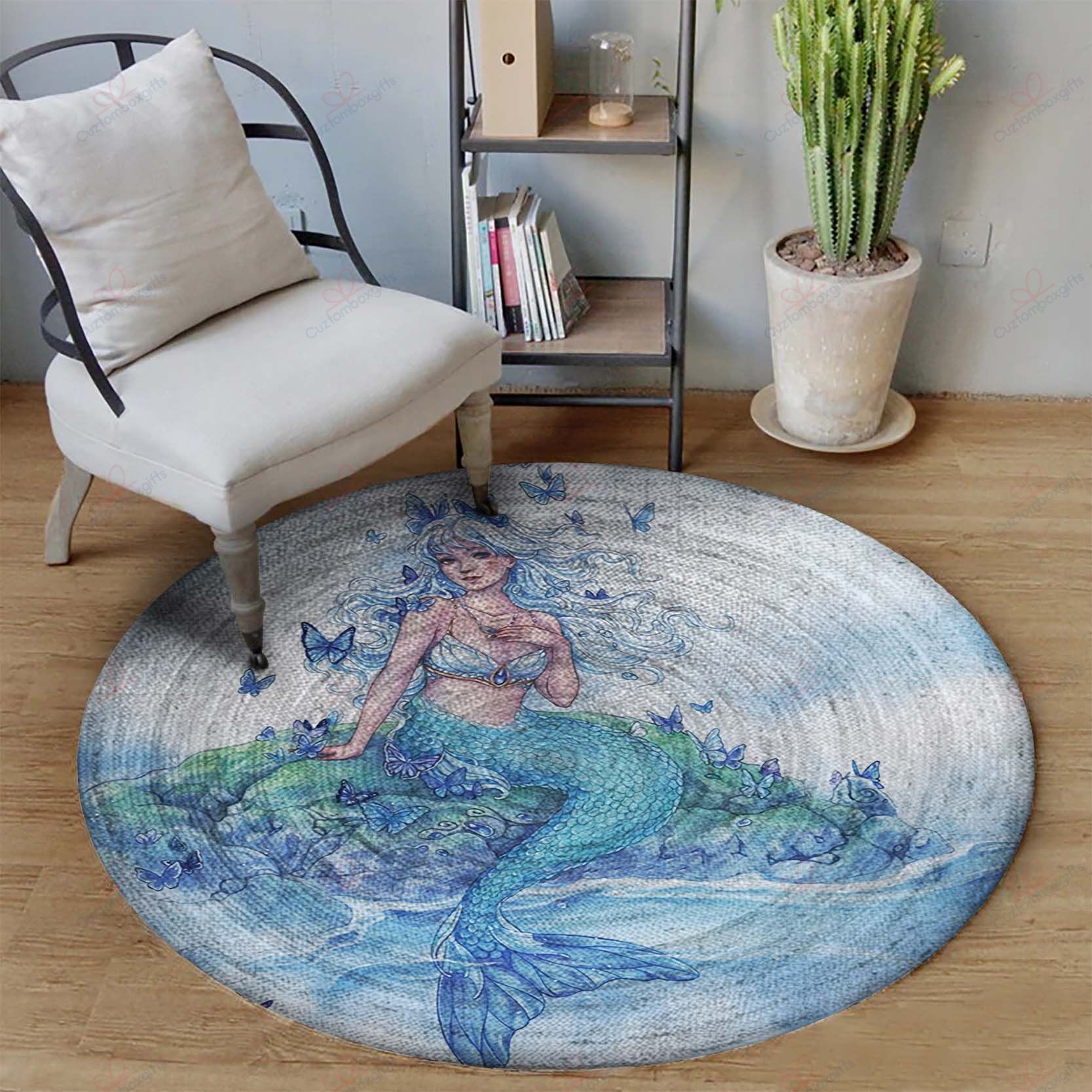 Mermaid Round Carpet