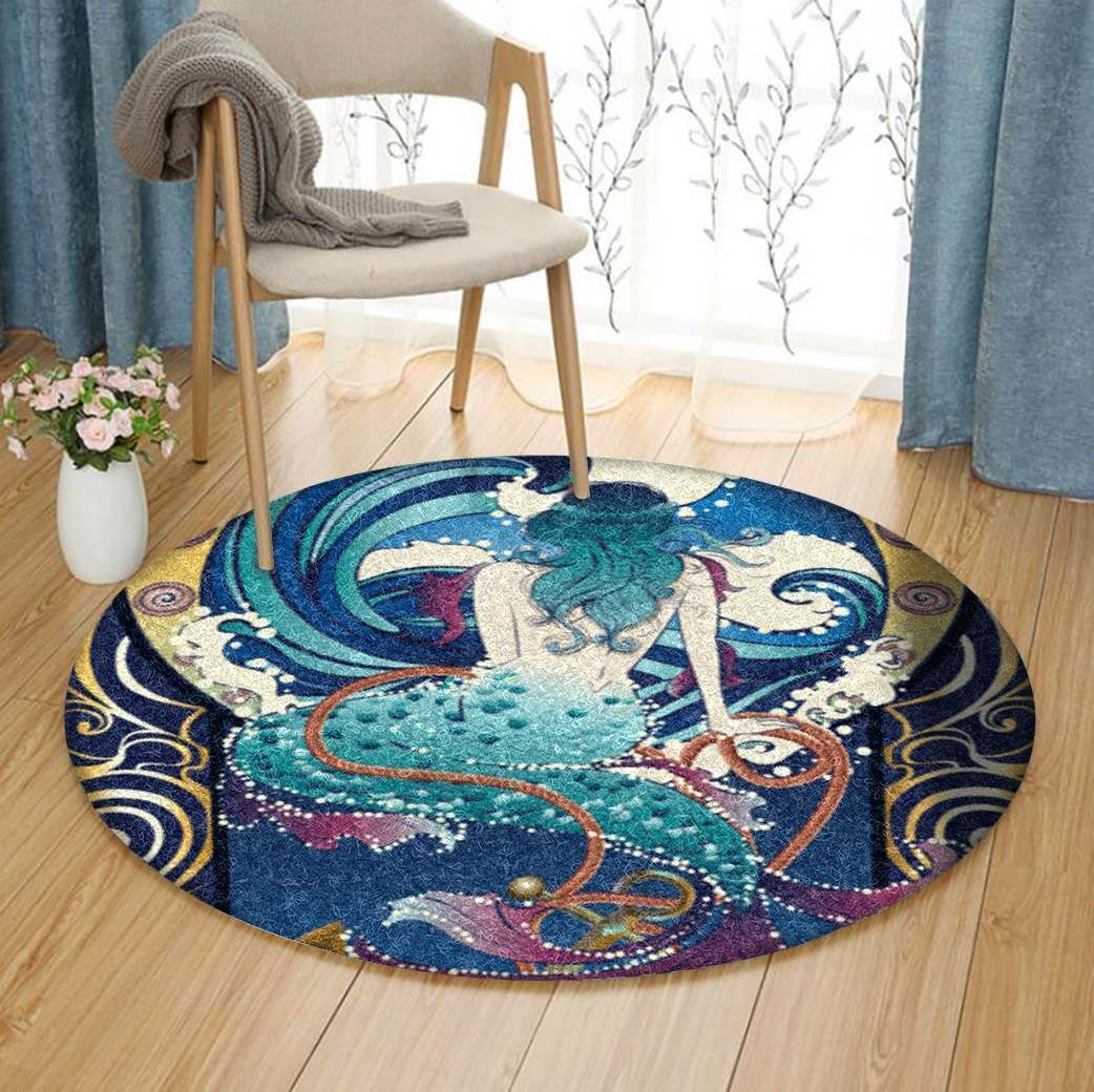 Mermaid Round Carpet