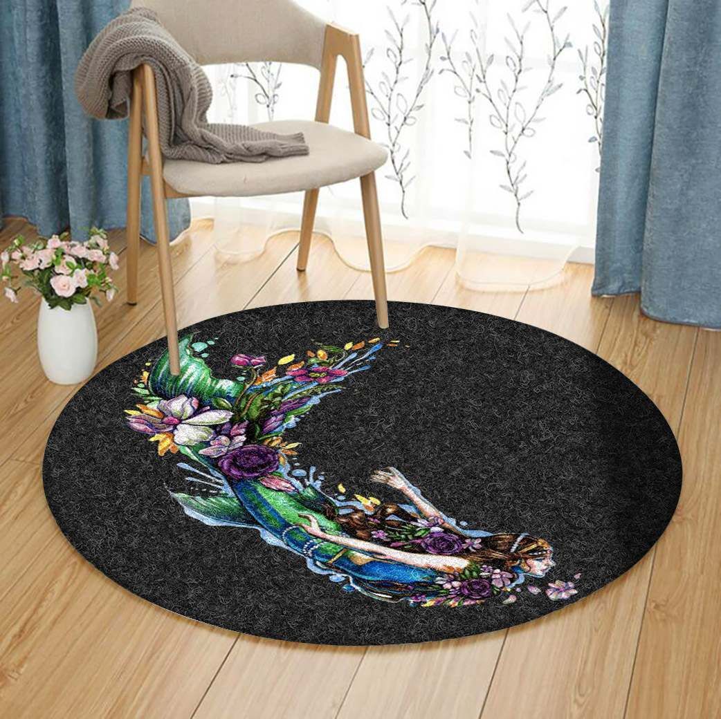 Mermaid Round Carpet