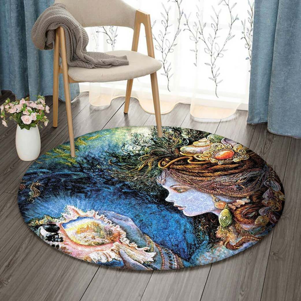 Mermaid Round Carpet