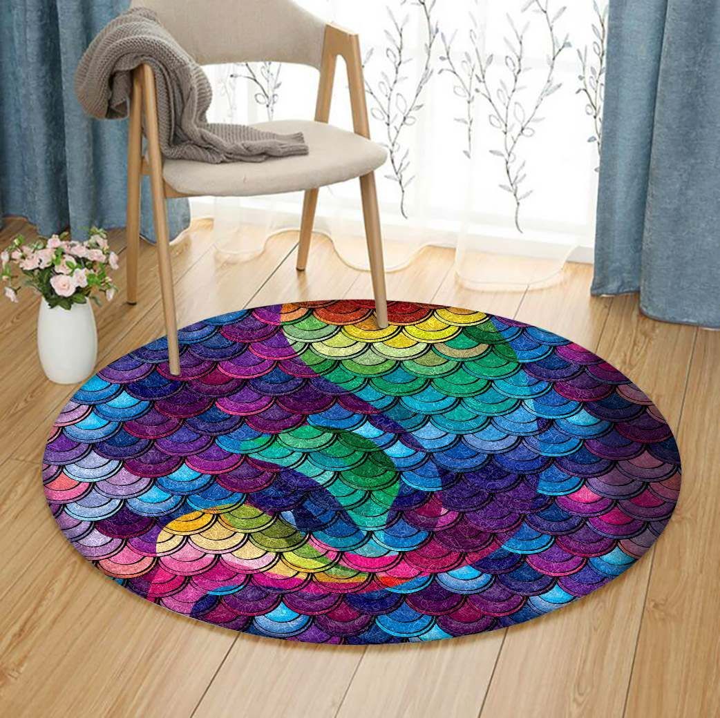 Mermaid Round Carpet