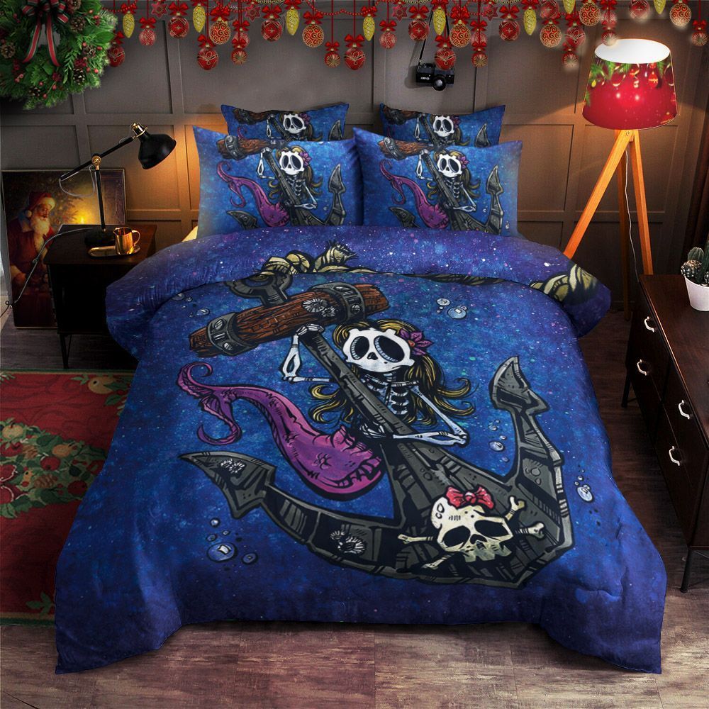 Mermaid Hug Anchor Bedding Set