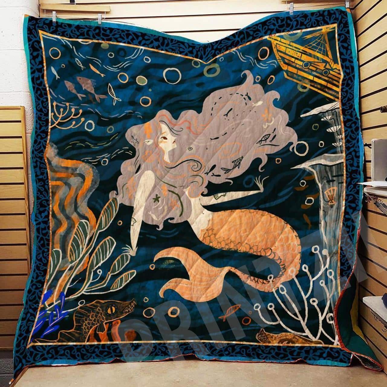 Mermaid In Real Life Quilt Blanket DHC0201201018TD