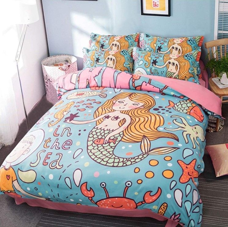 Mermaid In Sea Bedding Set