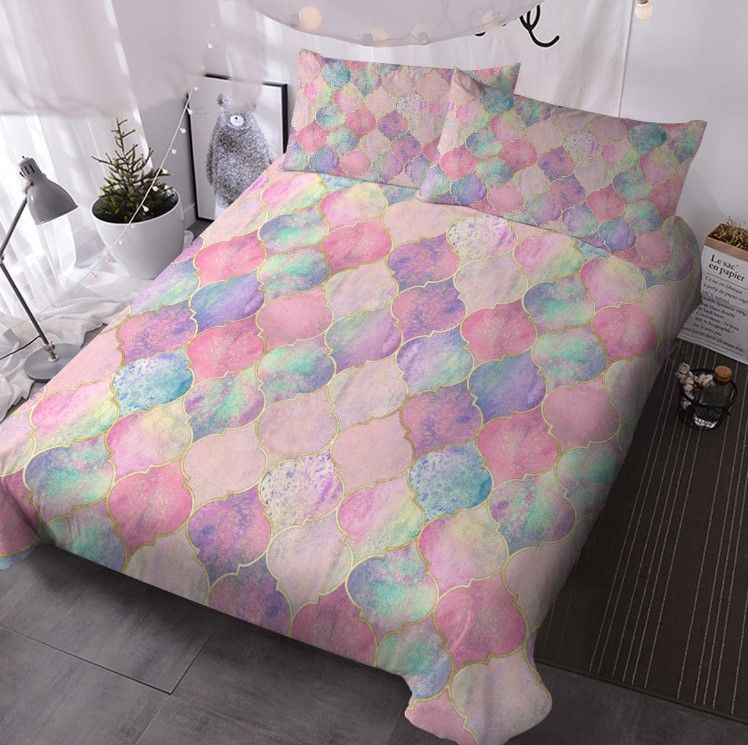Mermaid Inspired Bedding Set