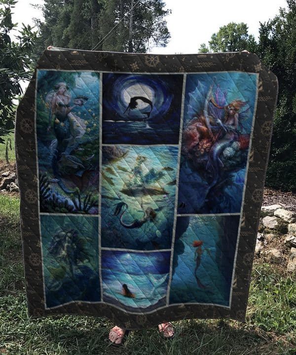 Mermaid Magic World Quilt Blanket DHC0201201243TD
