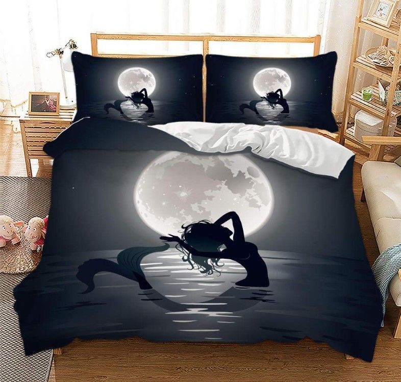 Mermaid Moon Bedding Set