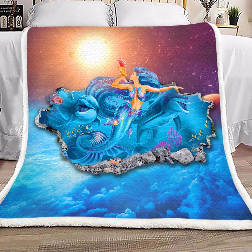 Mermaid Fleece Blanket
