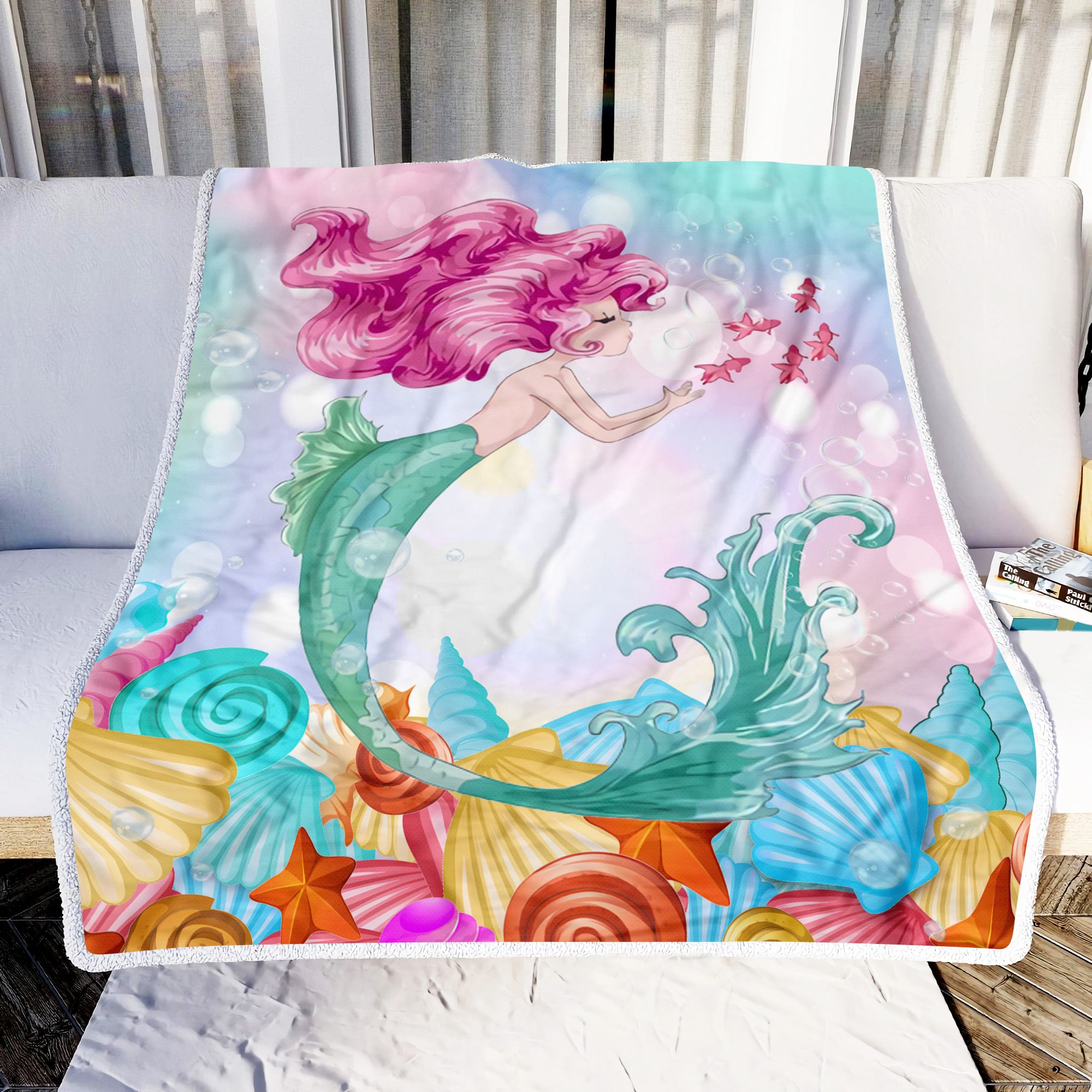Mermaid Fleece Blanket