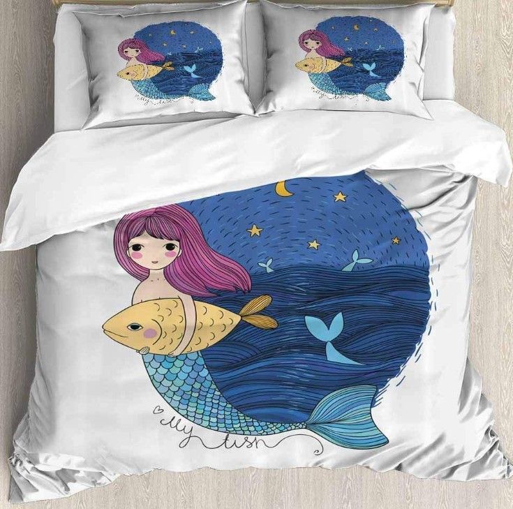 Mermaid Night Bedding Set